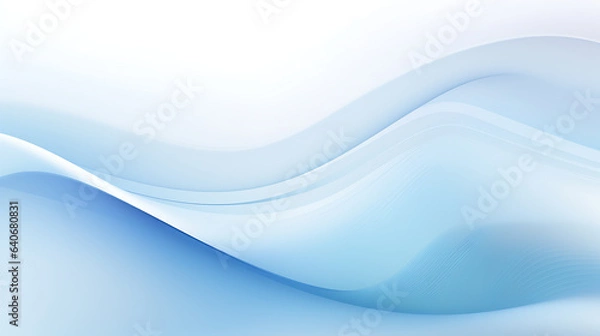 Obraz white wave abstact background texture, ai generated