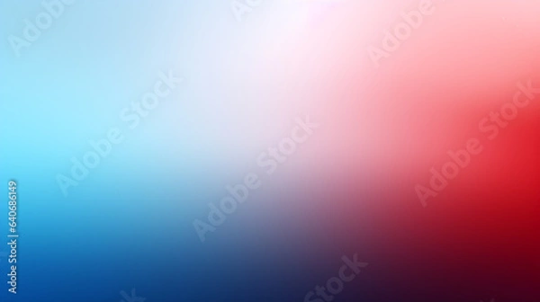 Obraz red and blue wave abstract background, texture, ai generative