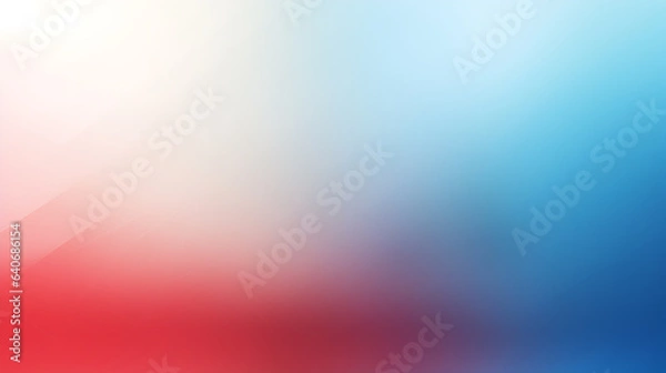 Obraz red and blue wave abstract background, texture, ai generative