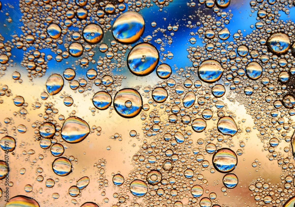 Obraz water drops background