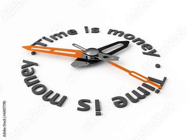 Fototapeta Czas to pieniądz