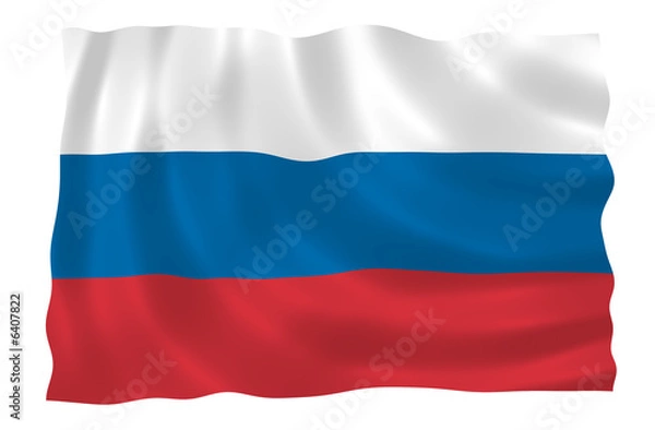 Fototapeta Russia Flag