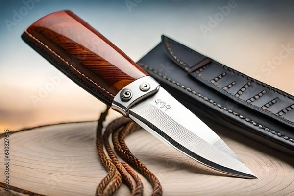 Obraz Damascus knife