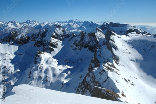 Fototapeta enneigement satisfaisant