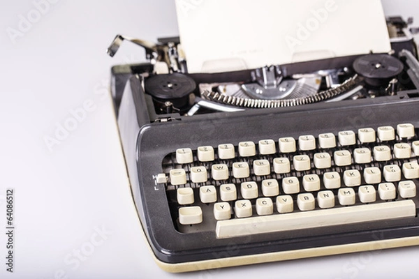 Obraz paper in typewriter