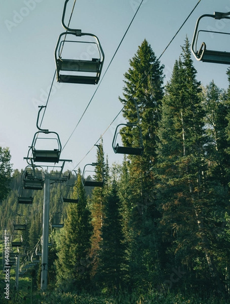 Obraz summer ski resort