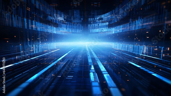 Obraz digital tecnology background