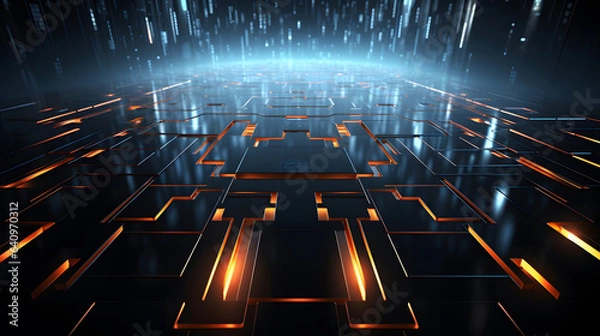 Obraz digital tecnology background