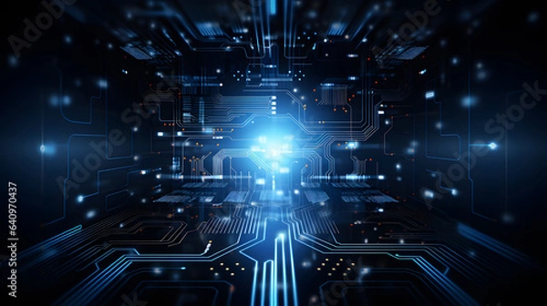 Obraz digital tecnology background