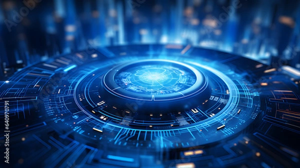 Obraz digital tecnology background