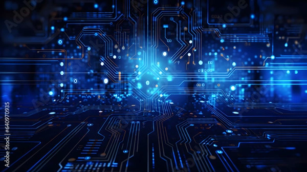 Obraz digital tecnology background