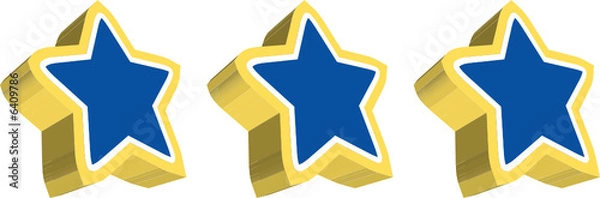 Obraz stelle blu e oro