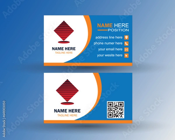 Fototapeta simple vector business card design