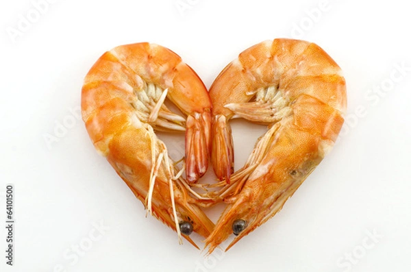 Fototapeta Cooked Shrimp