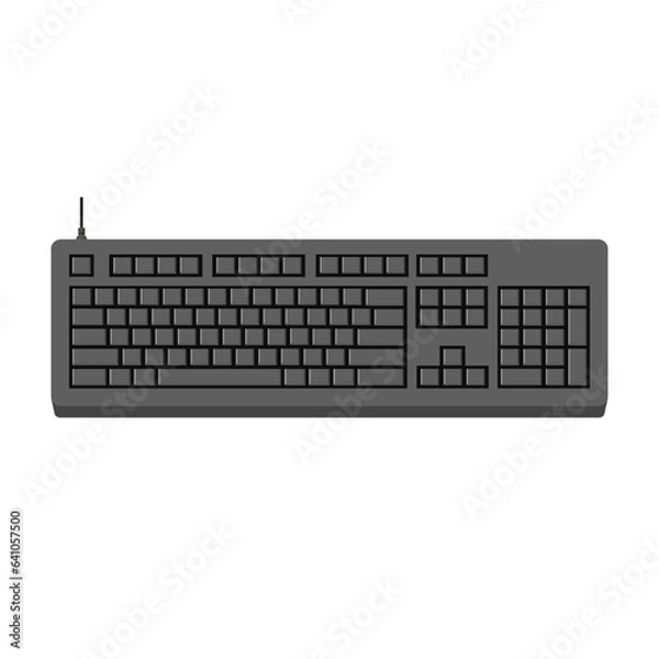 Obraz keyboard is an electronic device