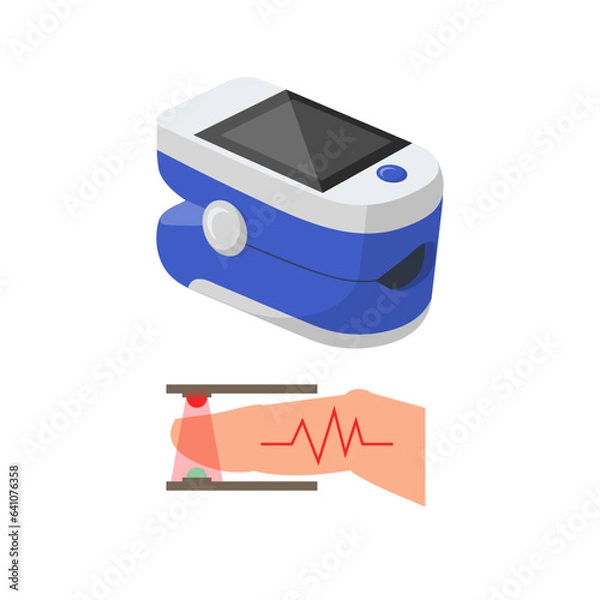 Obraz a heart detector that controls the rate and rhythm