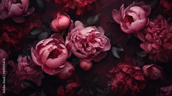 Obraz Beautiful flower patterns - Floral background