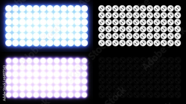 Fototapeta Artistic Flood Lights