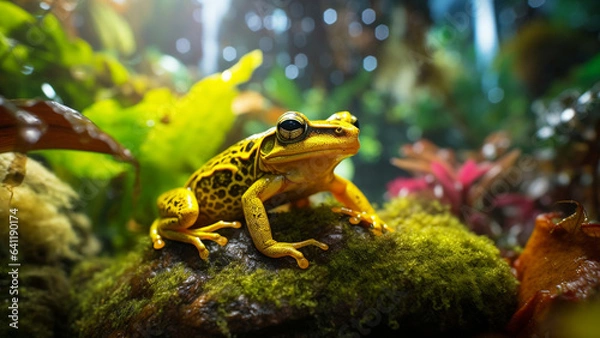 Obraz Frog in a Rainforest