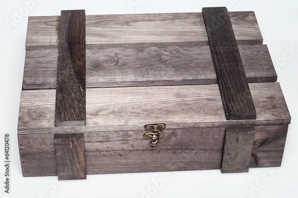 Obraz Empty wood gift box