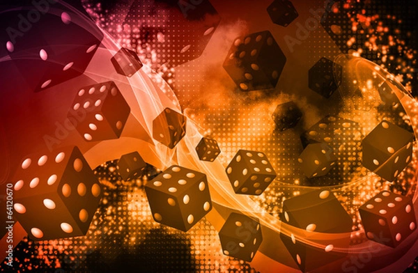 Obraz Dice and casino