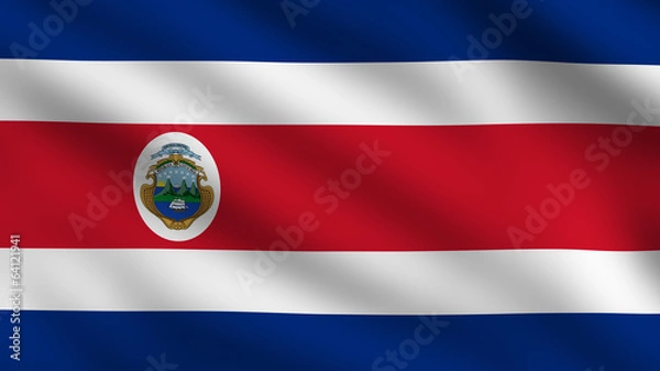 Obraz Costa Rica flag