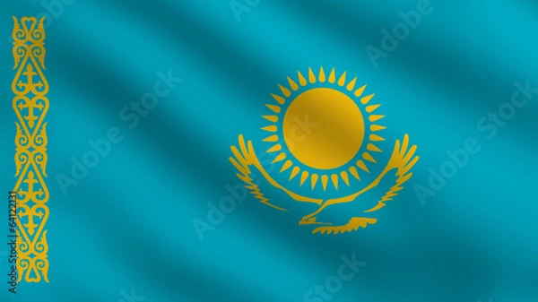 Obraz Kazakhstan Flag