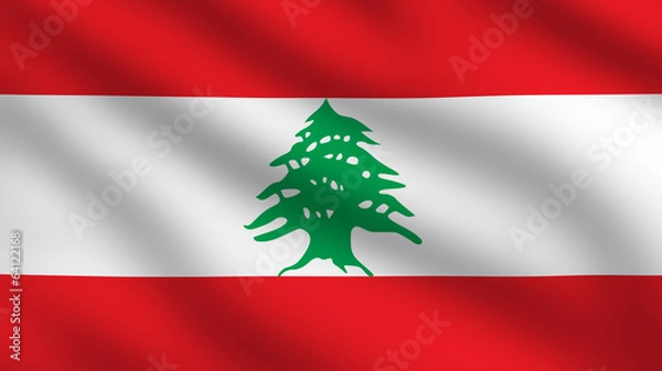 Obraz Lebanese Flag