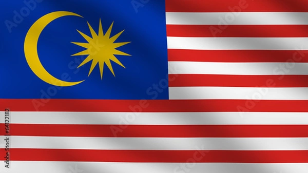 Obraz Malaysian flag