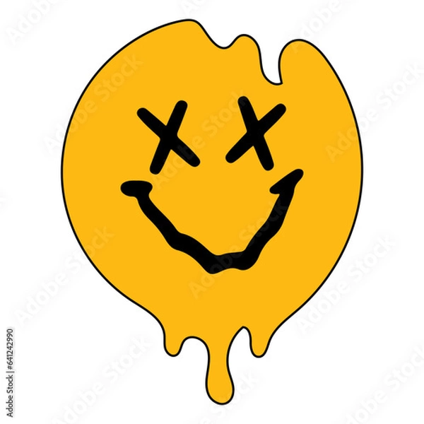 Obraz Dripping Smiley Face