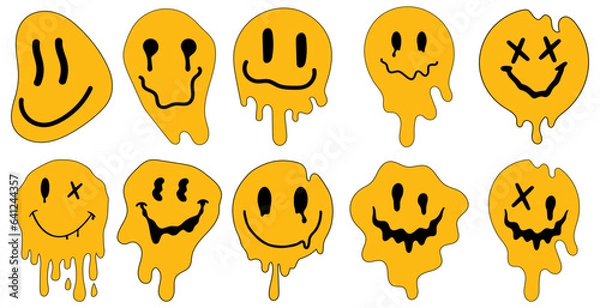 Obraz Dripping Smiley Face