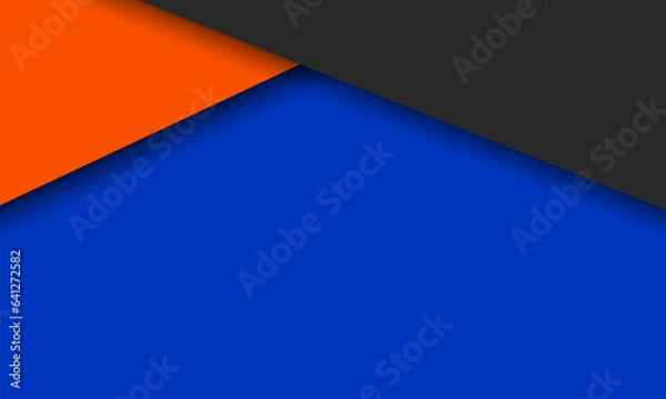 Obraz 3d paper illustration business theme background. vector eps10 format.