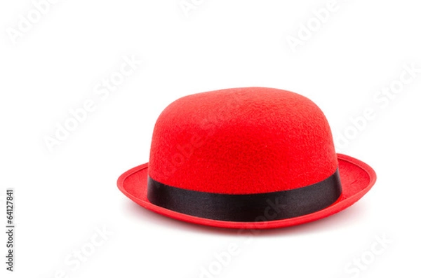 Obraz Red hat isolated white background