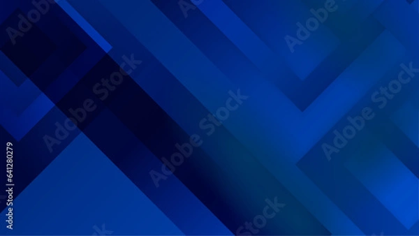 Obraz Blue luxury background with grey shadow diagonal stripes. Light elegant dynamic abstract BG. Trendy geometric neumorphism. Universal minimal 3d sale modern backdrop. Amazing deluxe business template