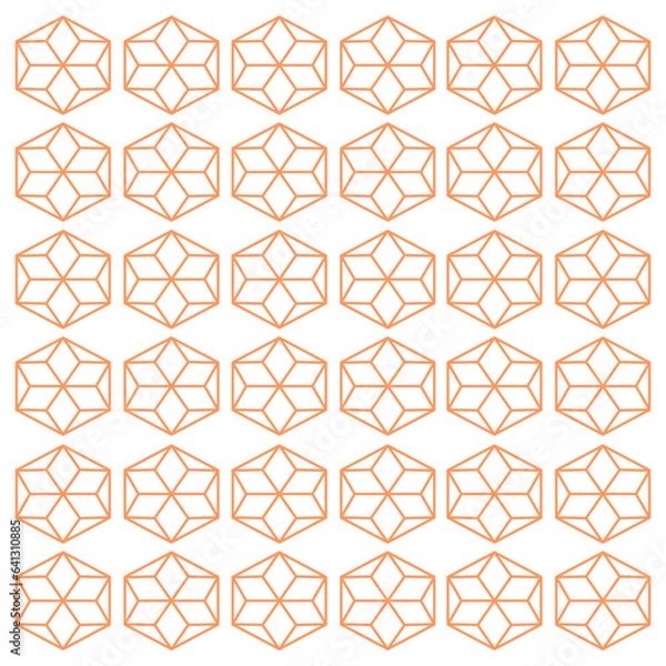 Obraz GEOMETRIC ORNAMENTAL FASHION PATTERN BACKGROUND TEXTURE VECTOR