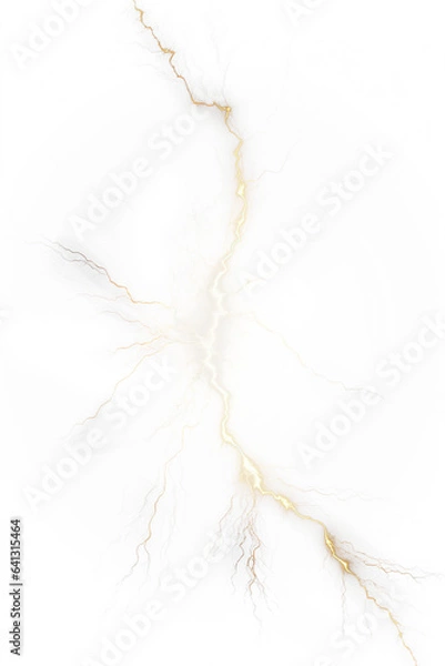 Fototapeta lightning rays on white