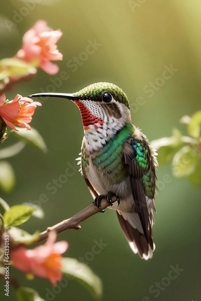 Obraz Cute hummingbird