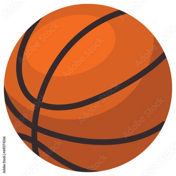 Obraz Basketbal Sport Balls 2D Color Illustrations