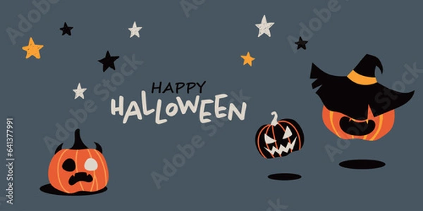Fototapeta ハロウィーンのカボチャたち