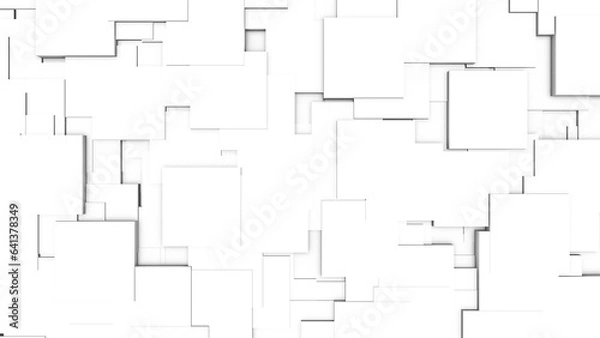 Obraz abstract rectangle random composition seamless pattern