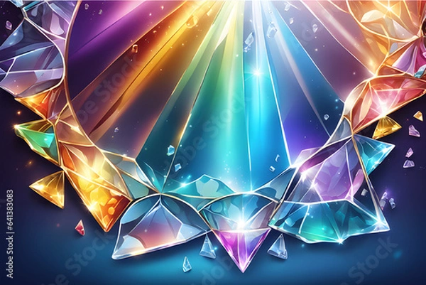 Obraz abstract background Generative AI