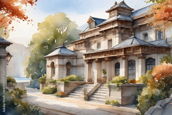 Obraz the house Generative AI