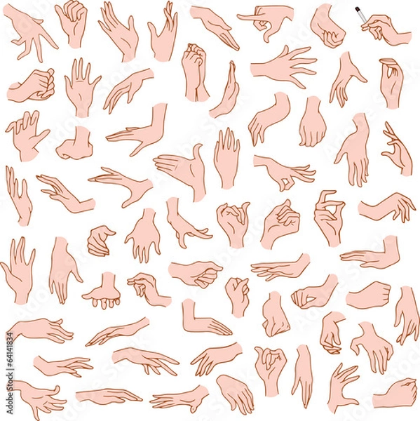 Obraz Kobieta ręce Pack