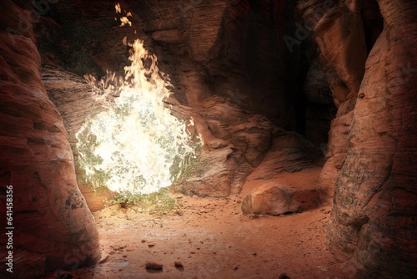 Obraz Bible Burning Bush