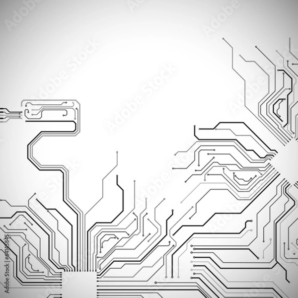 Fototapeta Technological vector background