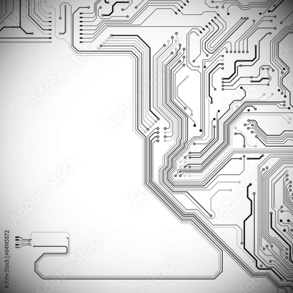 Fototapeta Technological vector background