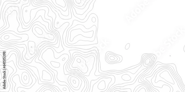 Fototapeta Abstract pattern with lines Topographic map. Geographic mountain relief. Abstract lines background. Contour maps. Vector illustration, Topo contour map on white background, Topographic contour lines.