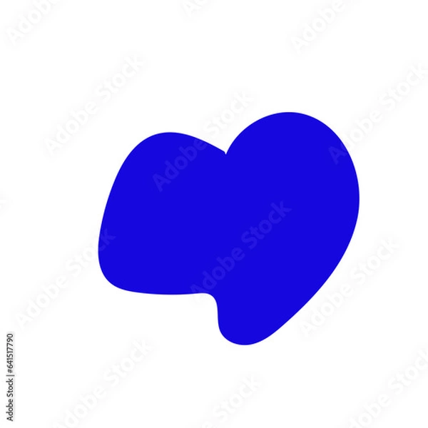 Obraz Blue Abstract Shapes Vectors 