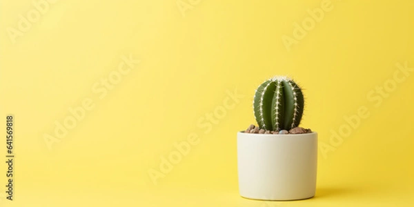 Obraz cactus in a pot