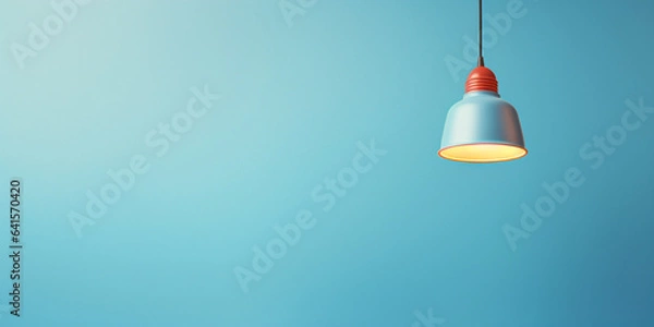 Obraz bulb hanging on the wall